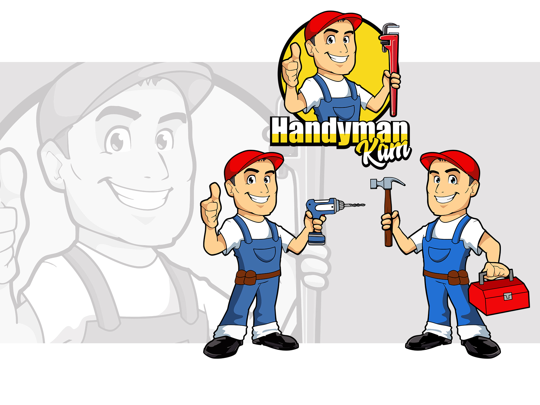 Logo Design by AMIT D. for Handyman Kam | Design #23905556