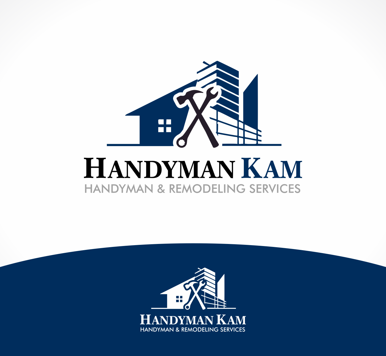 Logo Design by morehigh for Handyman Kam | Design: #23922780