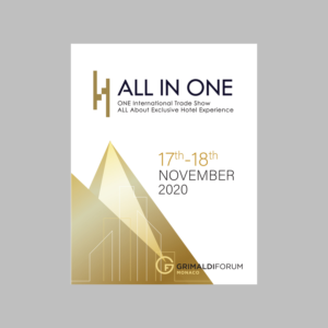 (H)All In One is an international trade show about Luxury Hotel Industry | Graphic Design by Valtti Design