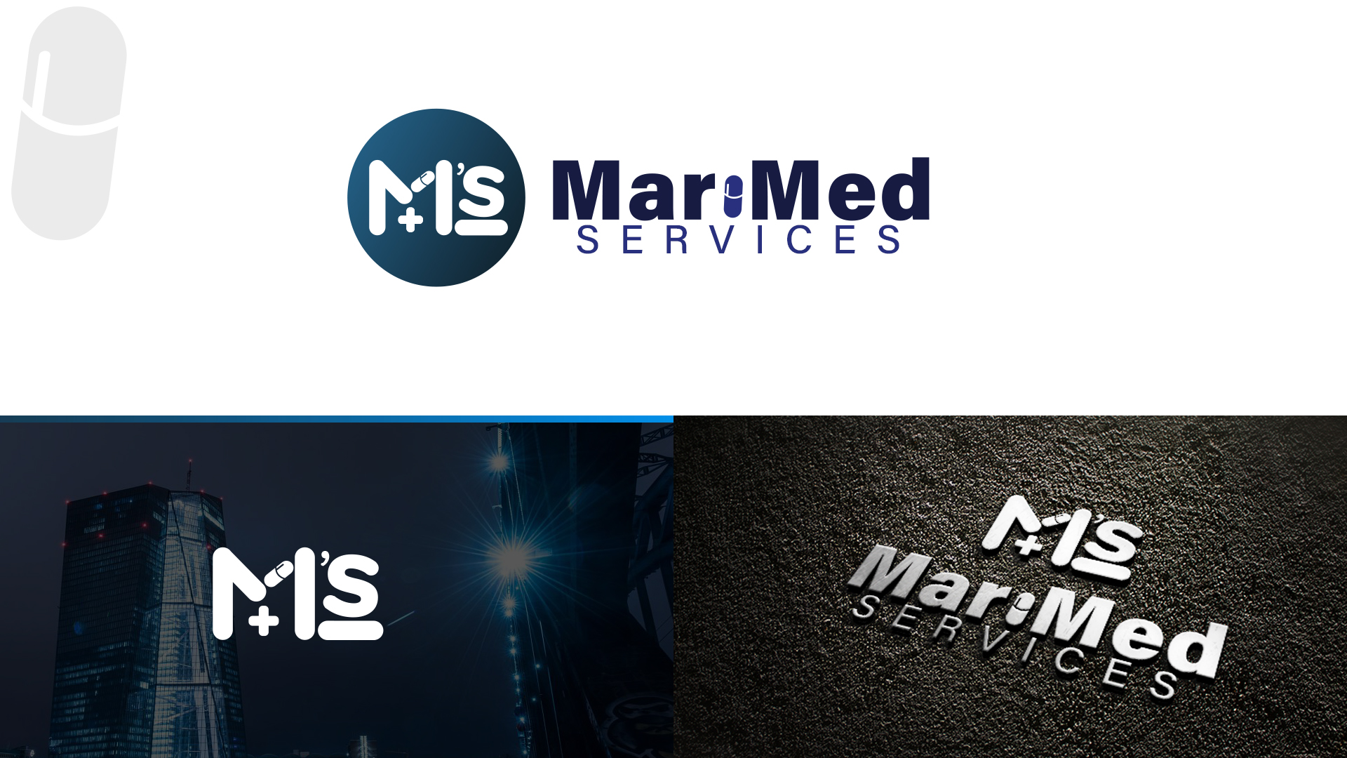 Diseño de Logo por Creative Pub para MariMed Services, LLC | Diseño #23866363