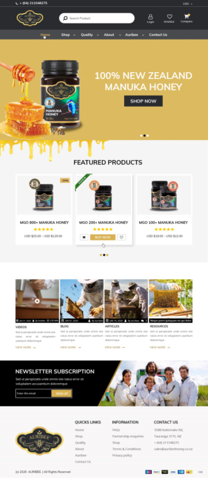 Web-Design von pb für Aurihealth | Design: #23830532