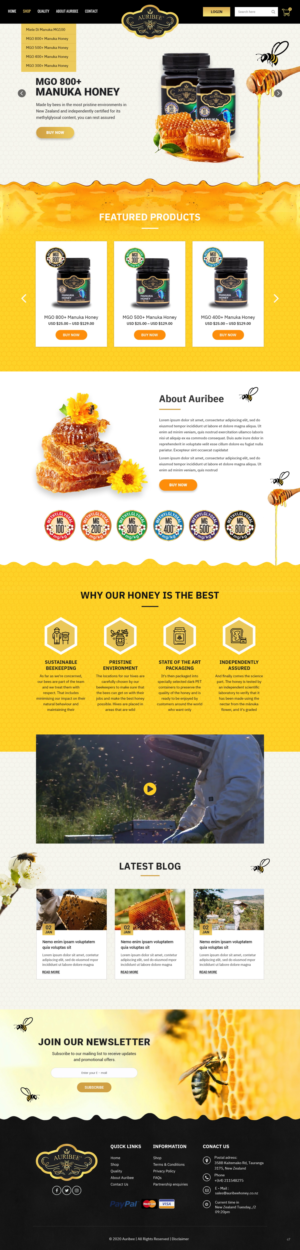 Web-Design von pb für Aurihealth | Design: #23830534