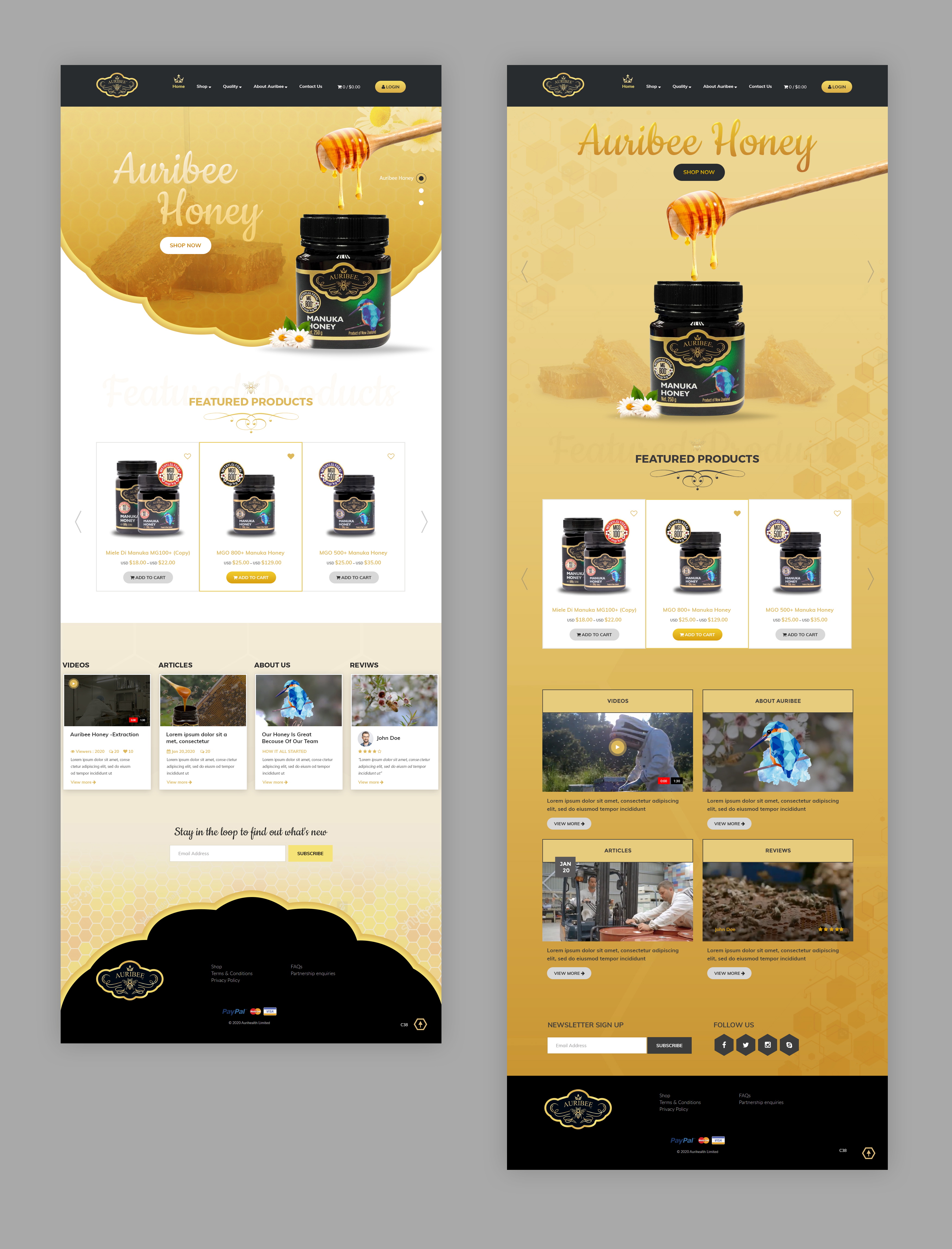 Web-Design von pb für Aurihealth | Design #23830547