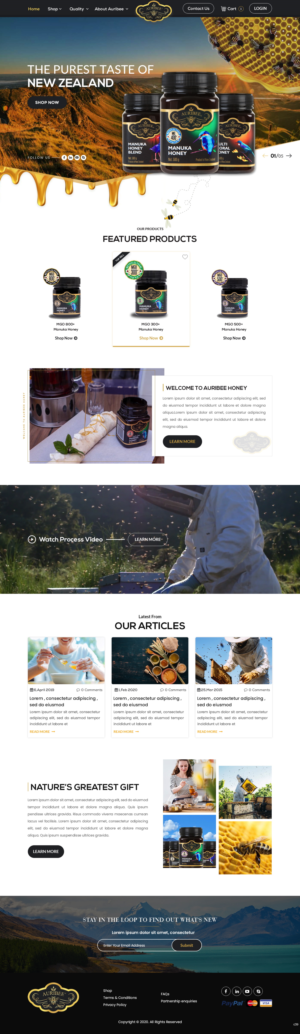 Web-Design von pb für Aurihealth | Design: #23830549