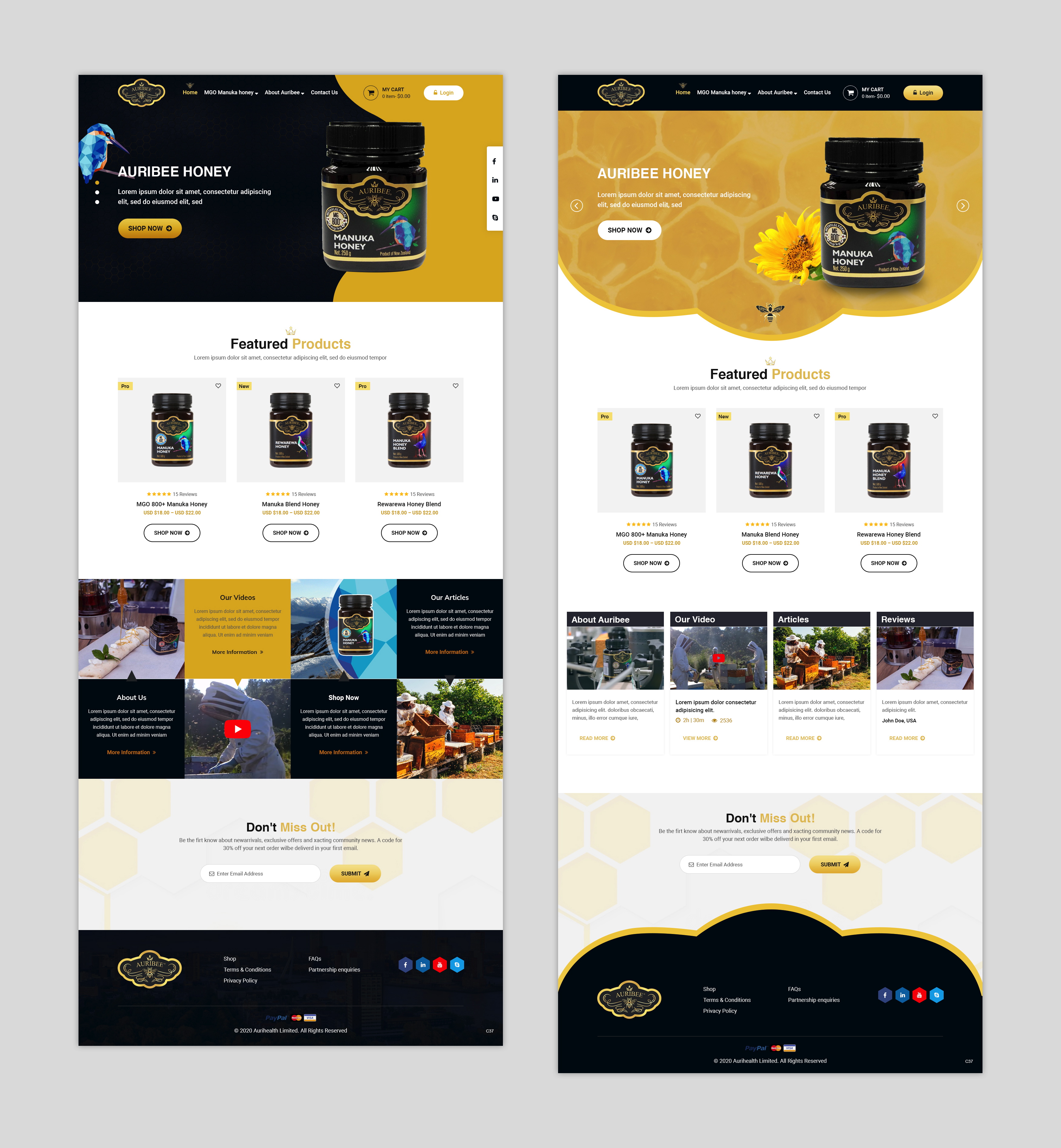 Web-Design von pb für Aurihealth | Design #23830550