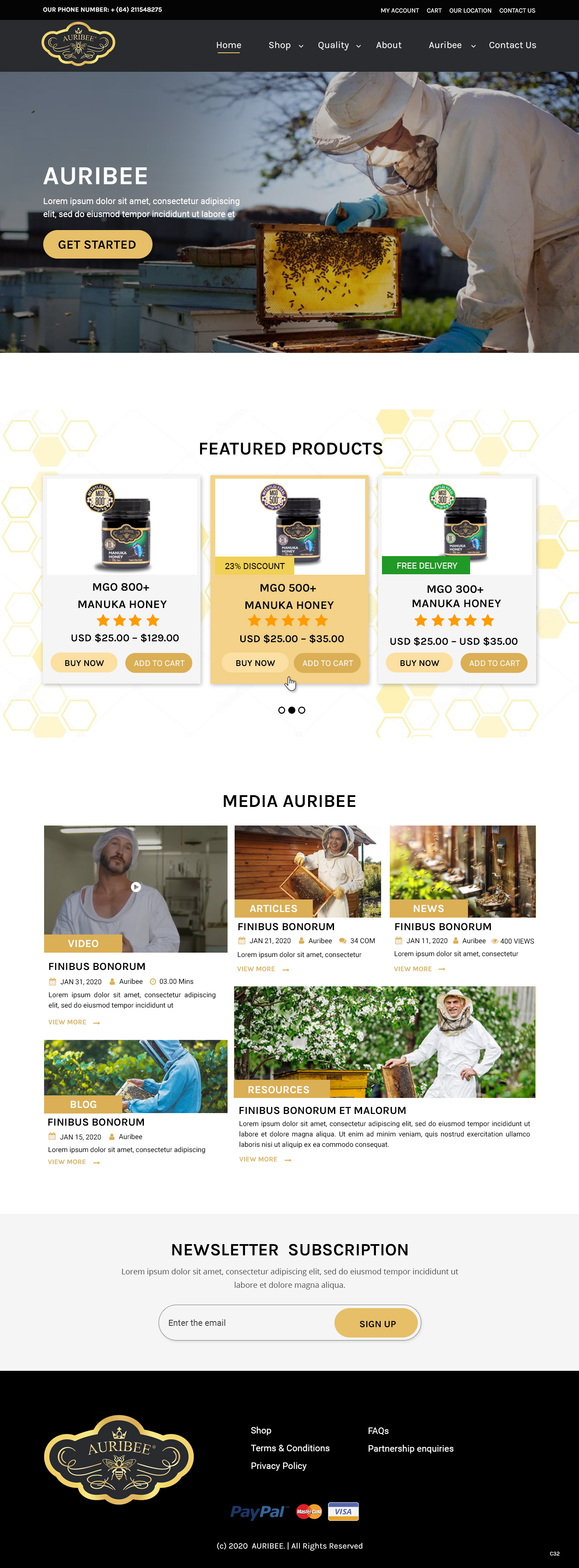 Web-Design von pb für Aurihealth | Design #23830557