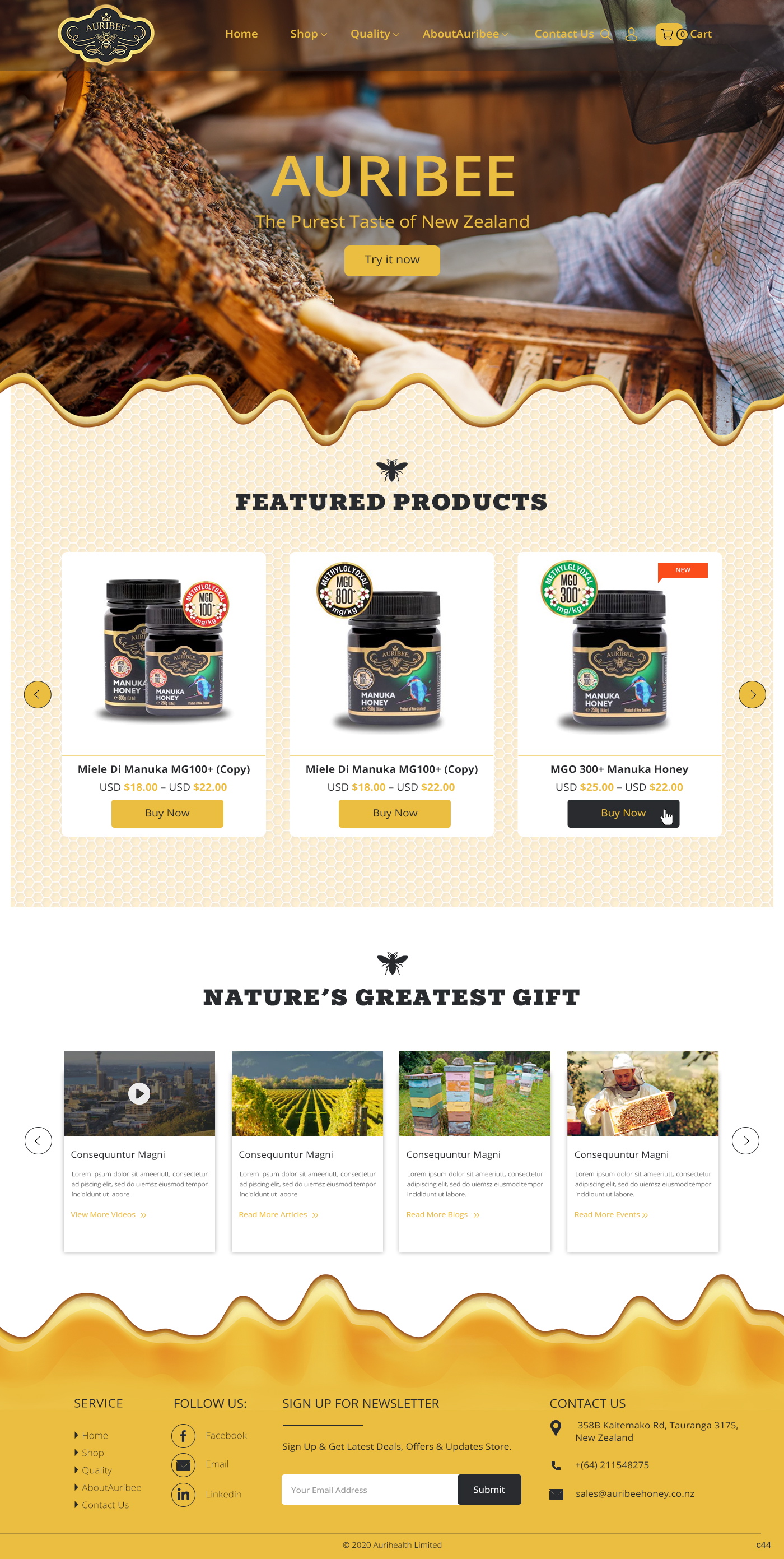 Web-Design von pb für Aurihealth | Design #23830558