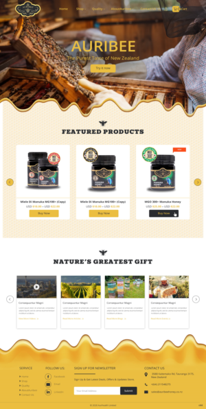 Web-Design von pb für Aurihealth | Design: #23830558