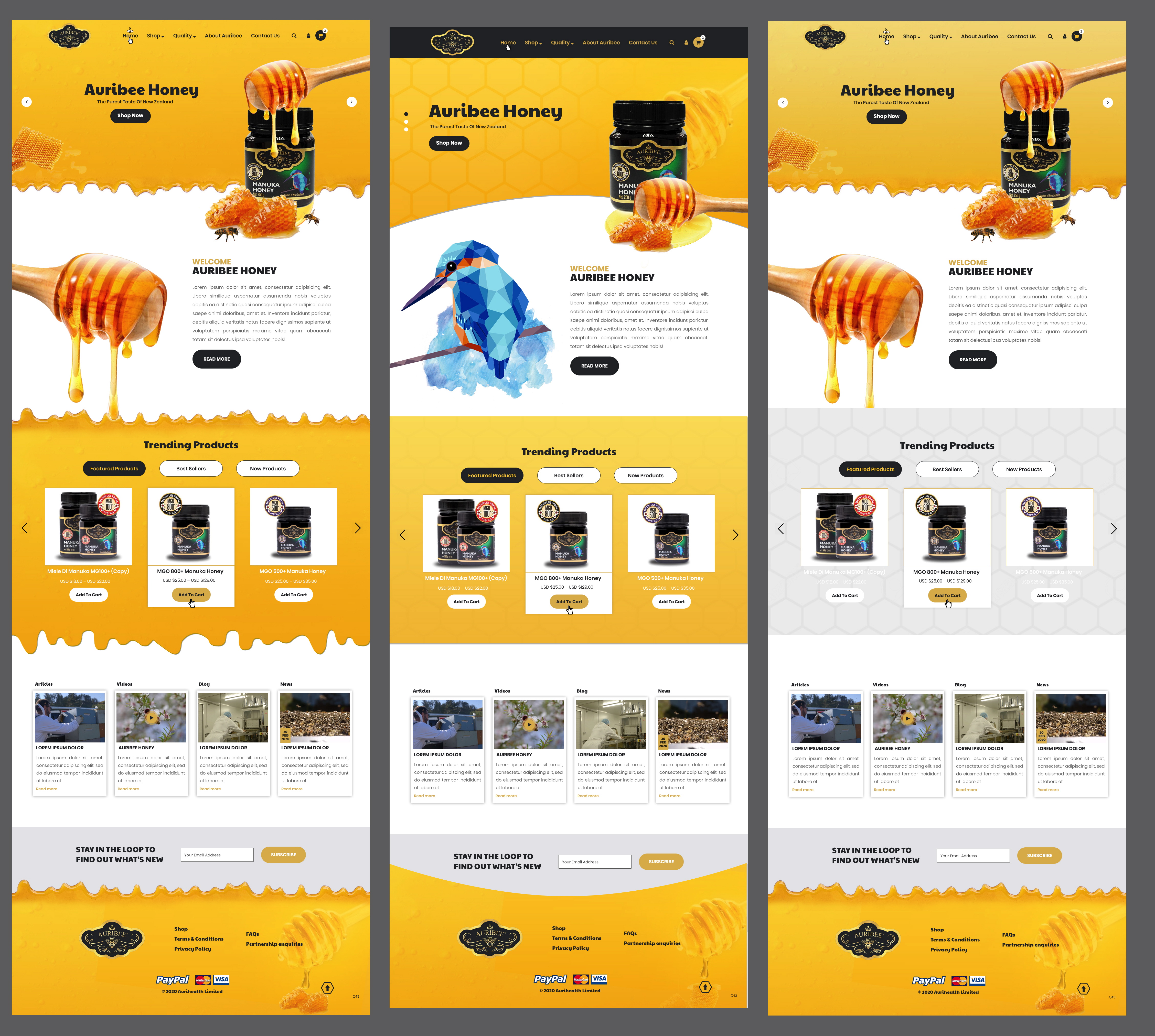 Web-Design von pb für Aurihealth | Design #23830560