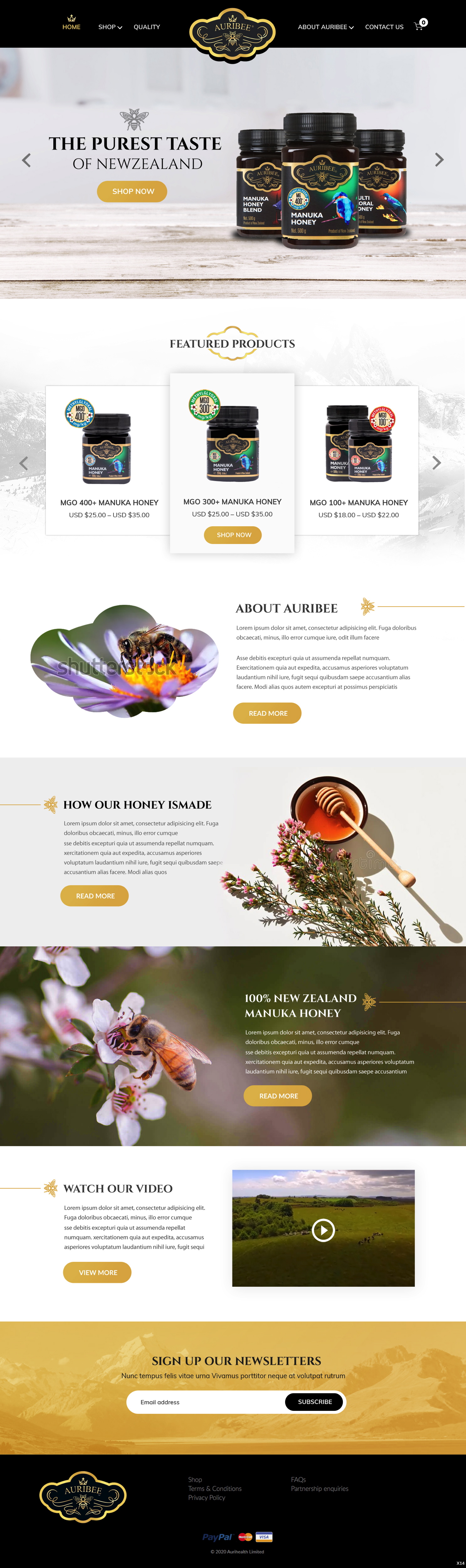 Web-Design von pb für Aurihealth | Design #23830575