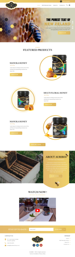 Web-Design von rightway für Aurihealth | Design: #23839525