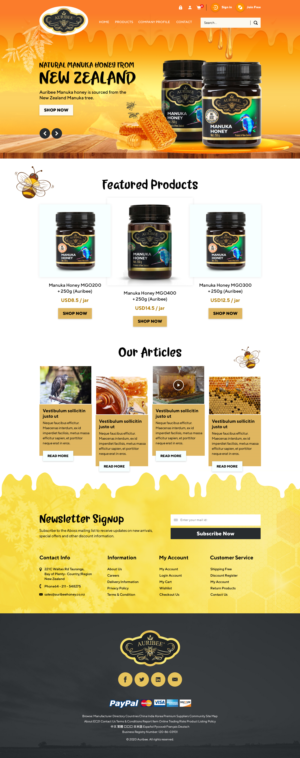 Web-Design von sai.designer87 für Aurihealth | Design: #23829189