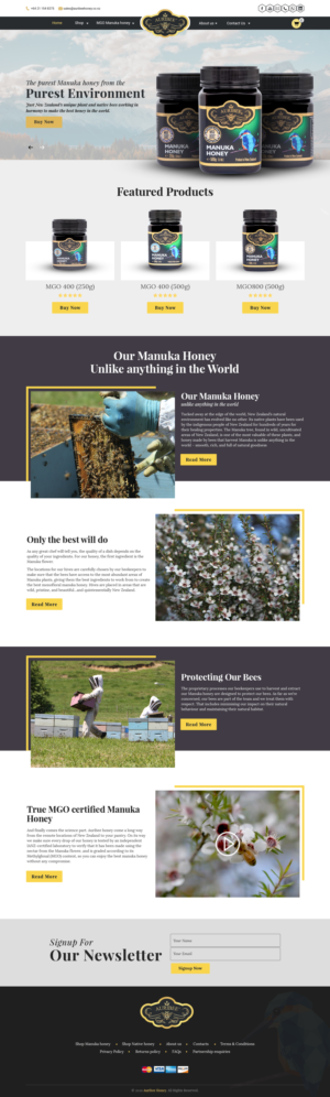 Web-Design von sai.designer87 für Aurihealth | Design: #23838047