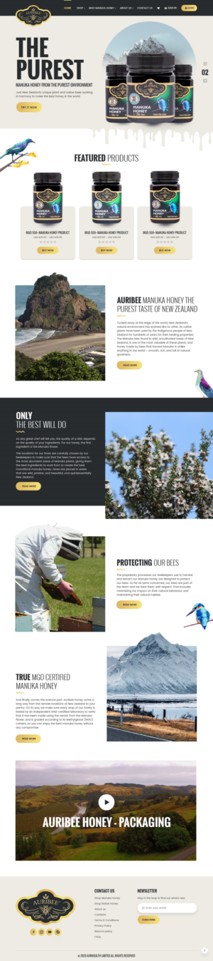 Web-Design von nzdesigners für Aurihealth | Design: #23855201