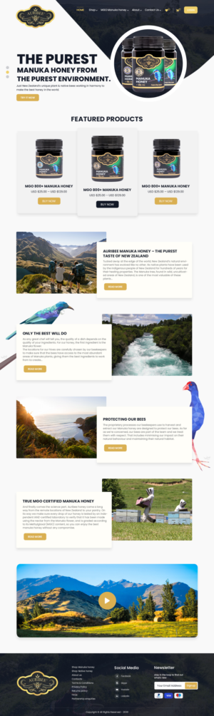 Web-Design von nzdesigners für Aurihealth | Design: #23855225