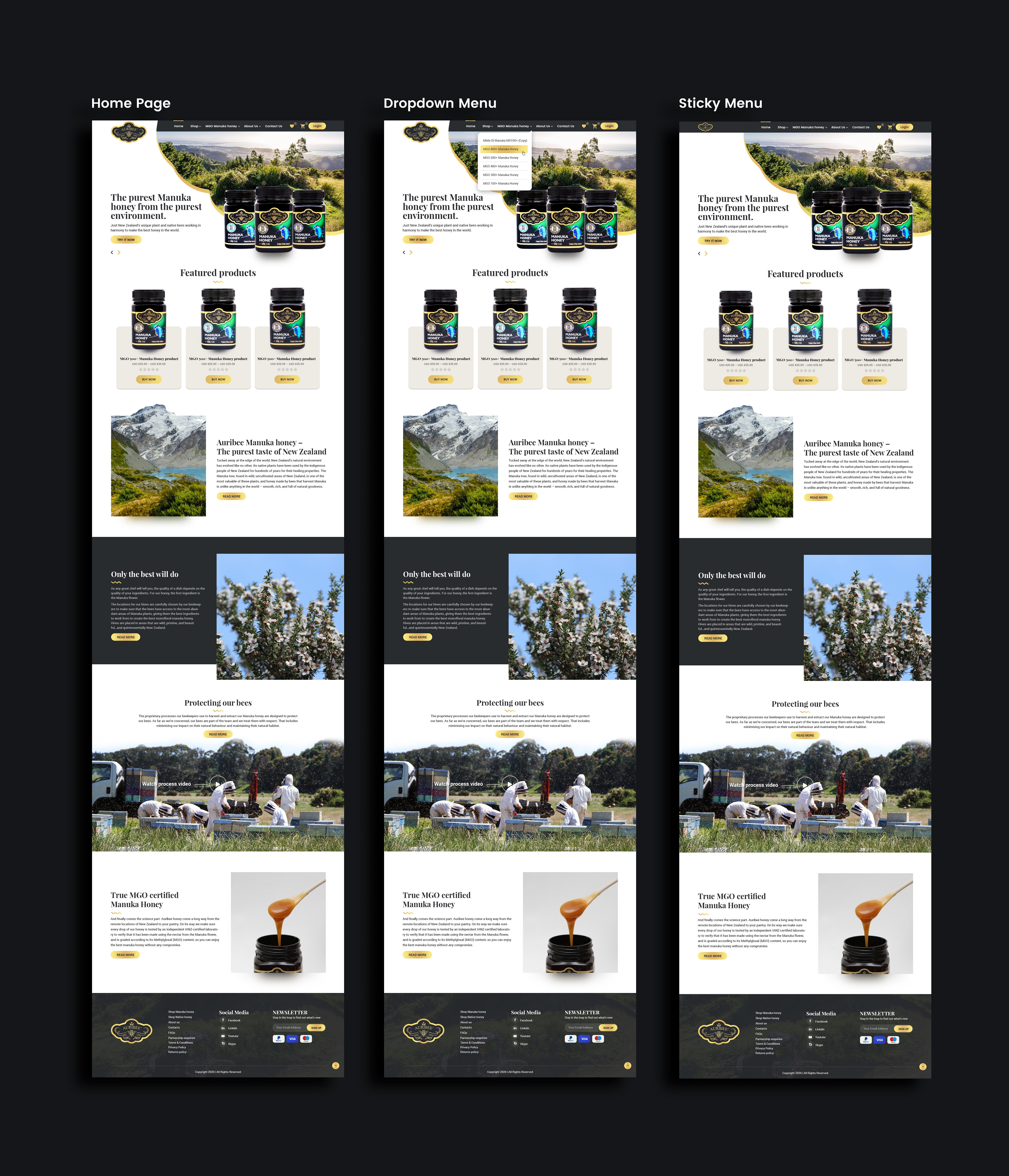 Web-Design von NZ Creatives für Aurihealth | Design #23881517