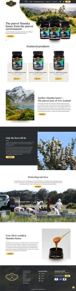 Web-Design von NZ Creatives für Aurihealth | Design: #23881518