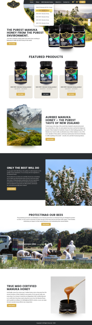 Web-Design von NZ Creatives für Aurihealth | Design: #23901391