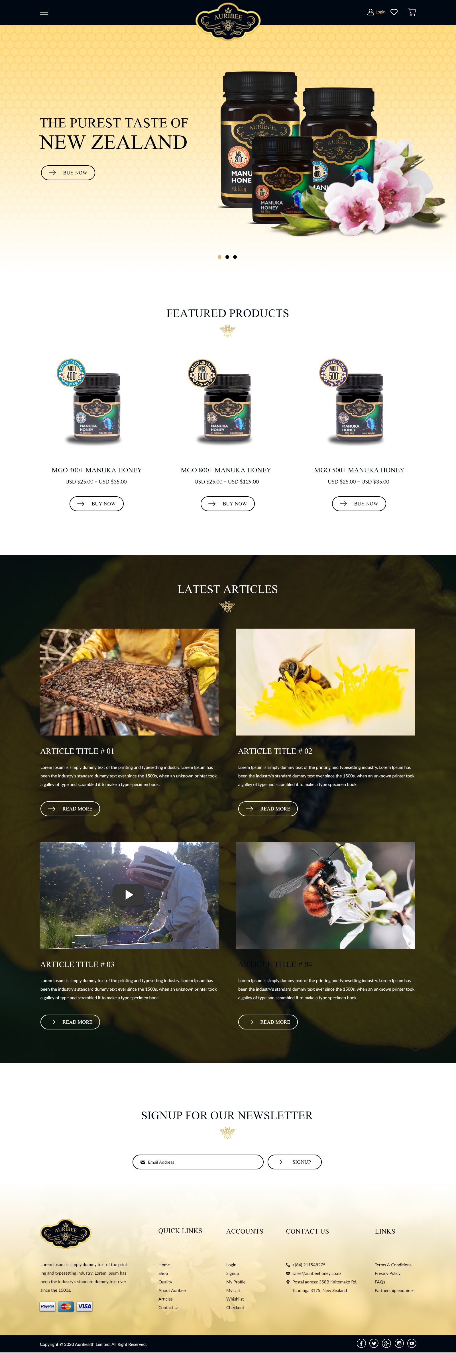 Web-Design von bdesigner9 für Aurihealth | Design #23830020