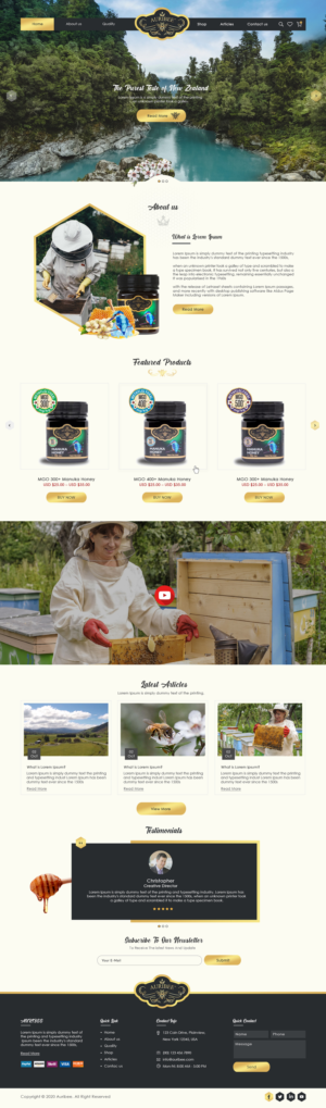 Web-Design von bdesigner9 für Aurihealth | Design: #23838857