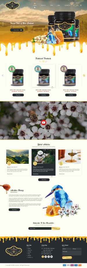 Web-Design von bdesigner9 für Aurihealth | Design: #23838858