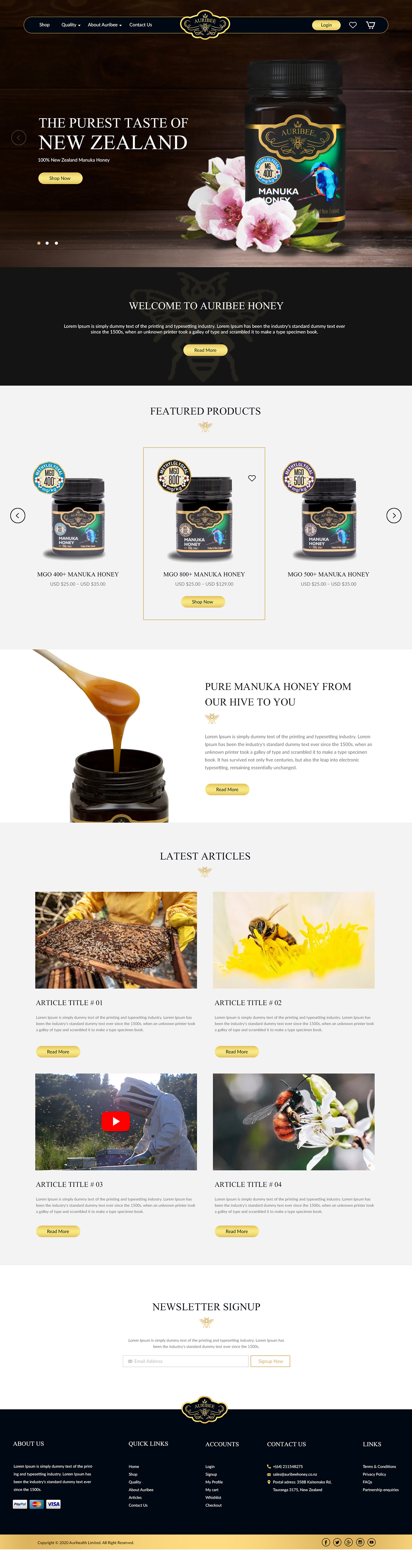 Web-Design von bdesigner9 für Aurihealth | Design #23838877