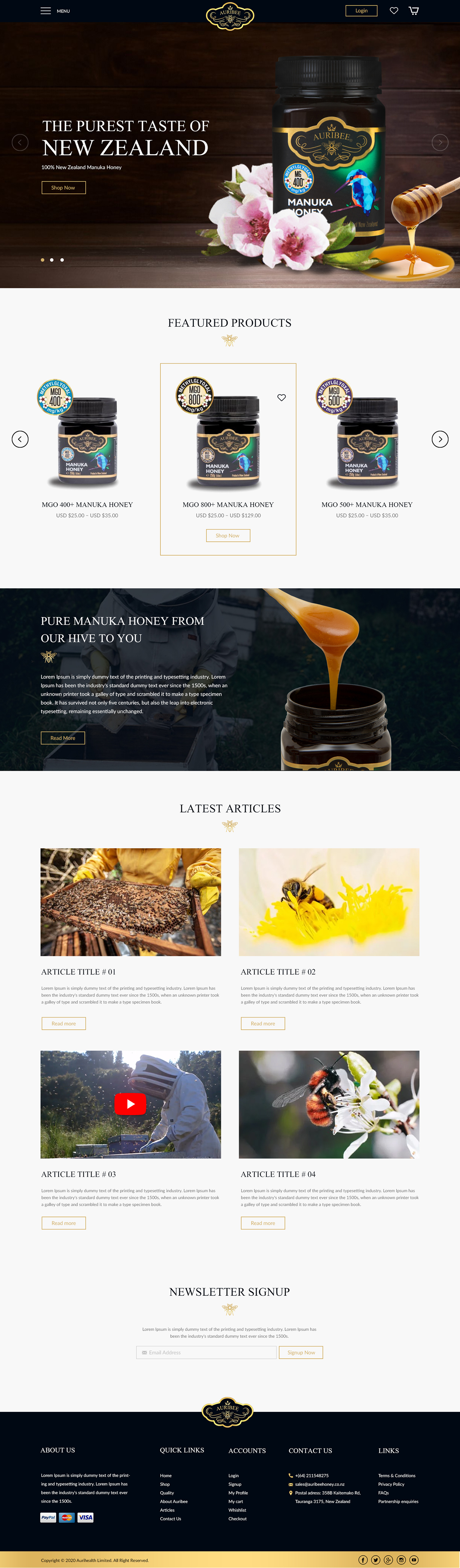 Web-Design von bdesigner9 für Aurihealth | Design #23838879