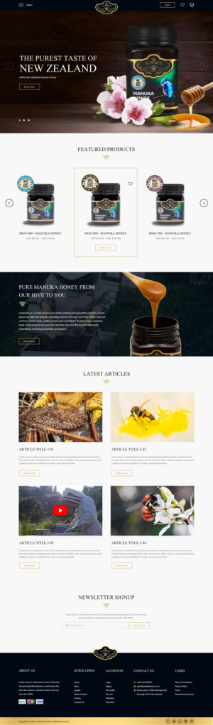 Web-Design von bdesigner9 für Aurihealth | Design: #23838879