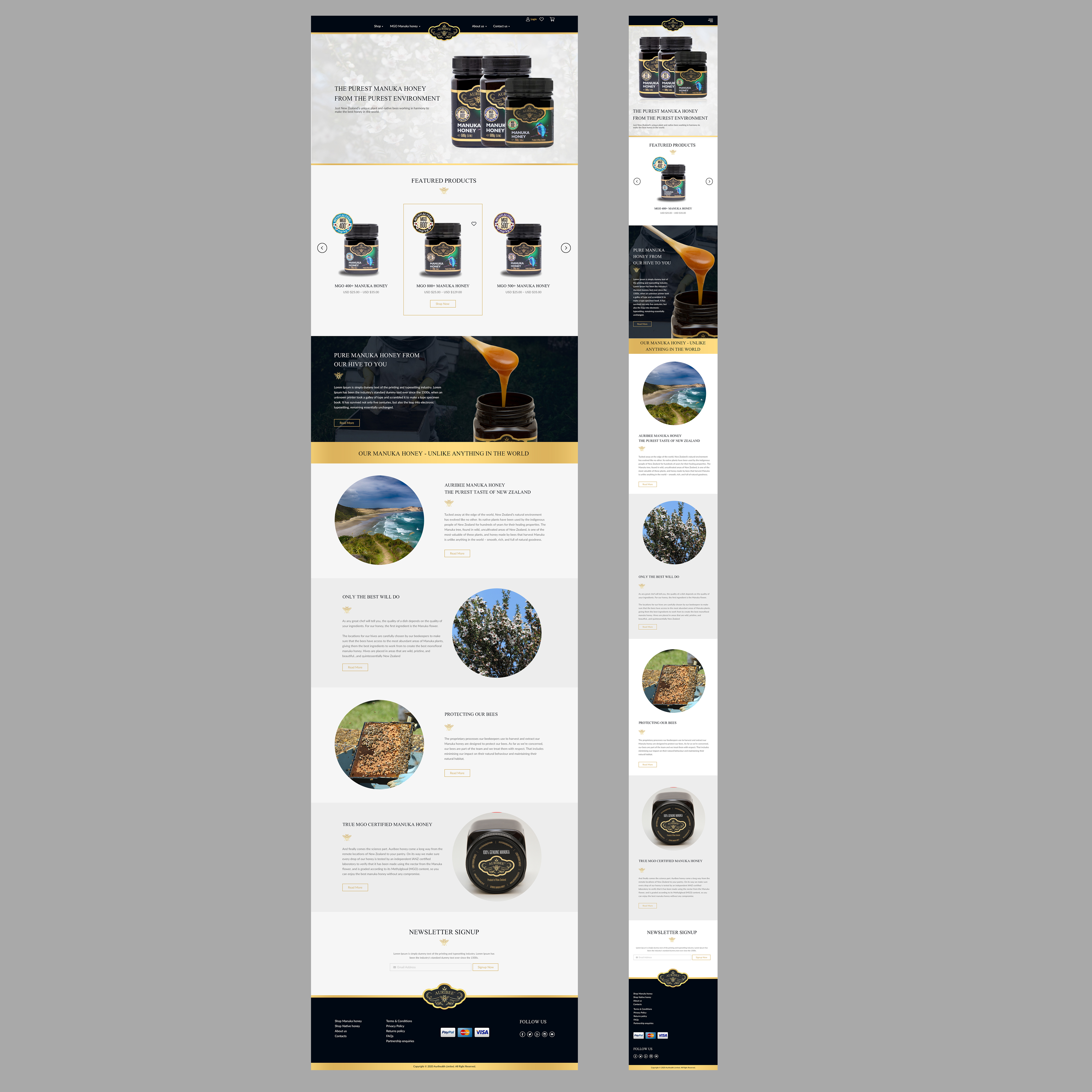 Web Design by bdesigner9 for Aurihealth | Design #23856569