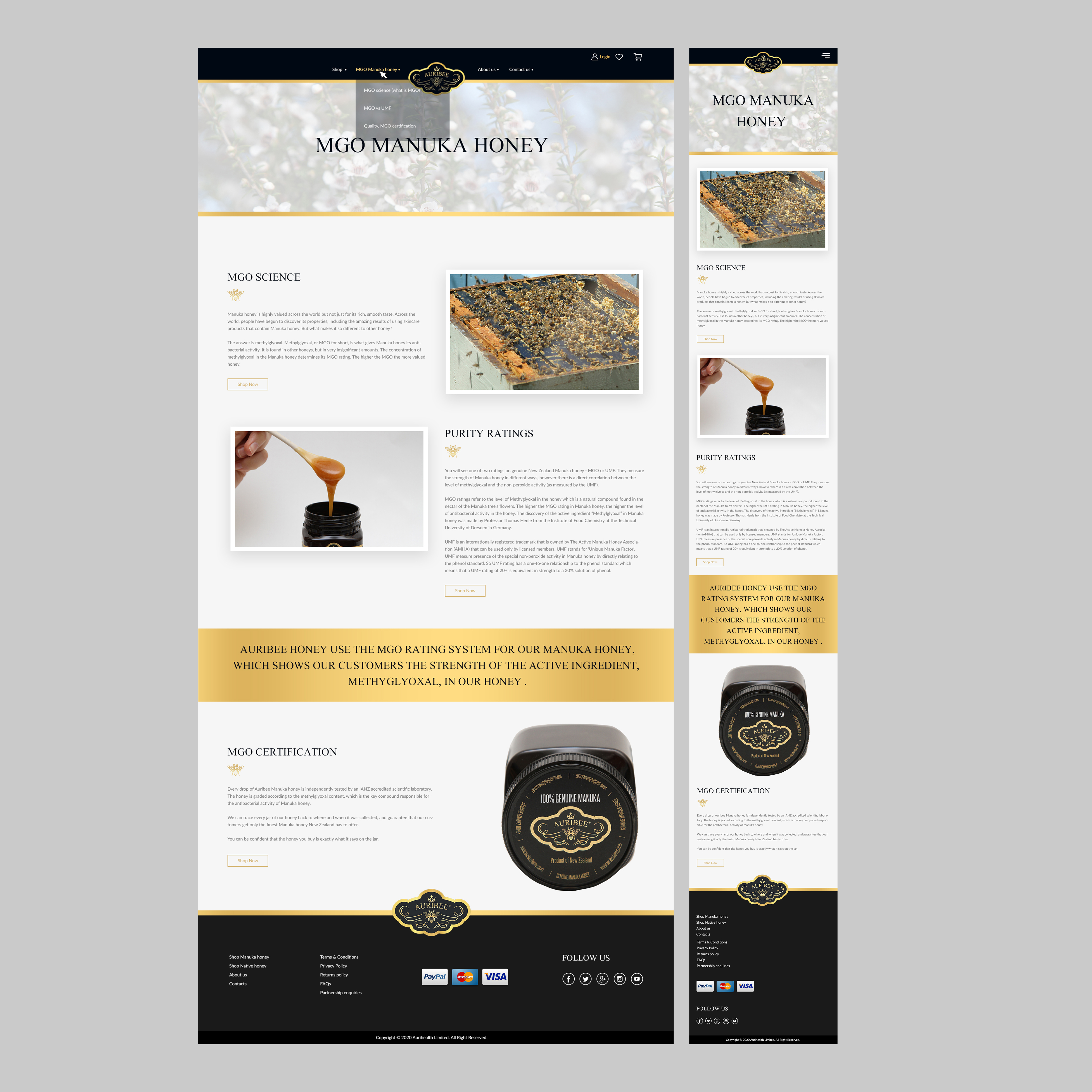 Web Design by bdesigner9 for Aurihealth | Design #23861847