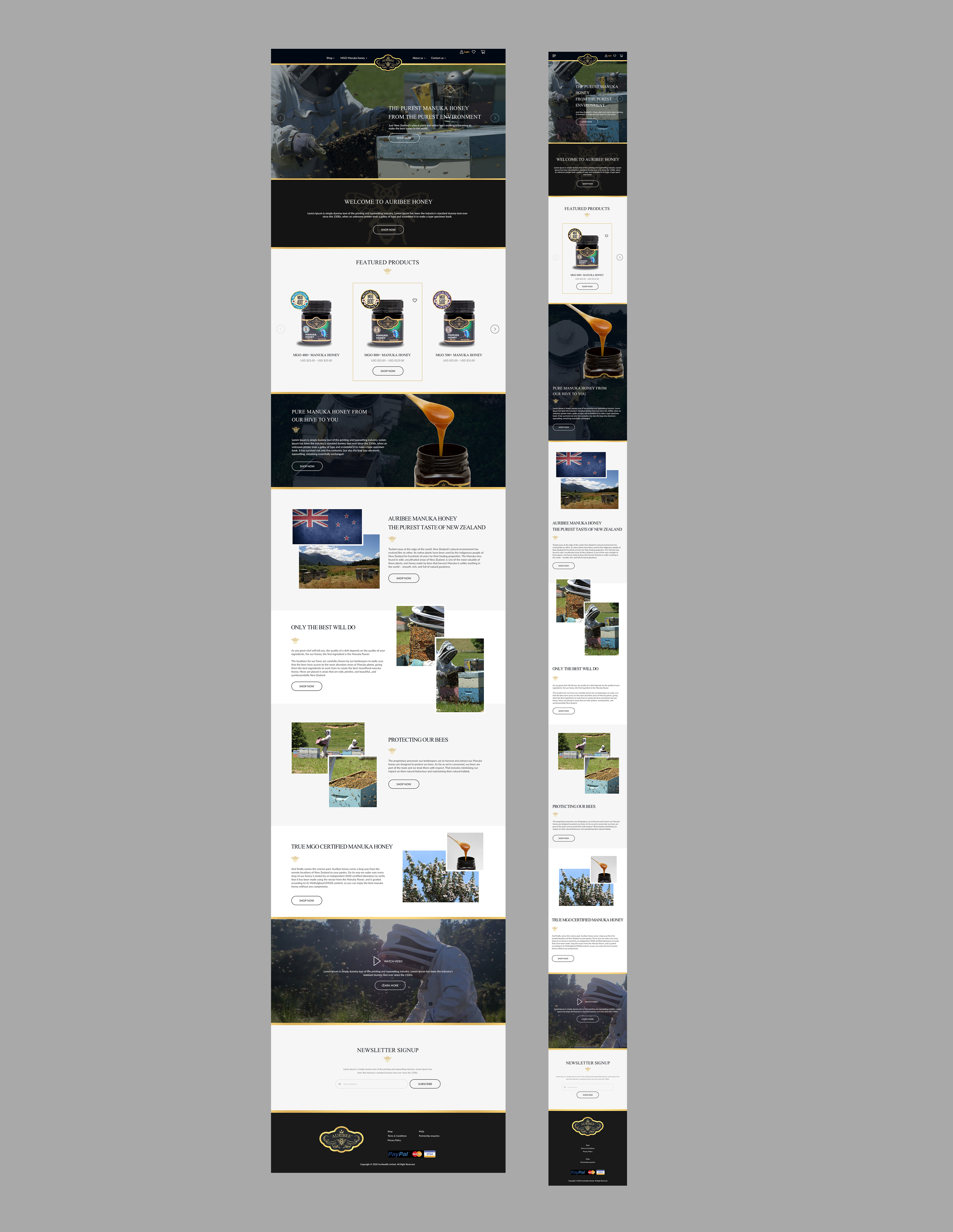 Web Design by bdesigner9 for Aurihealth | Design #23875497
