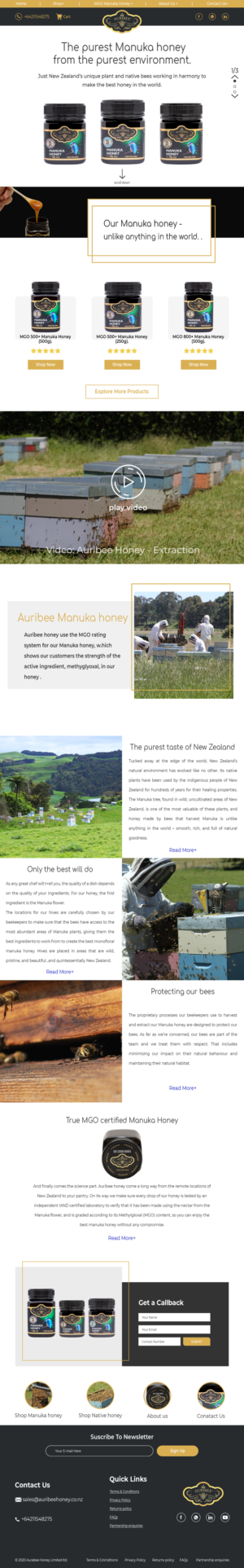Web Design by Designtiel for Aurihealth | Design #23898737
