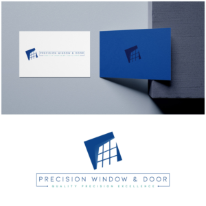 Precision Window & Door        Quality  Precision Excellence | Logo Design by DominicDesign
