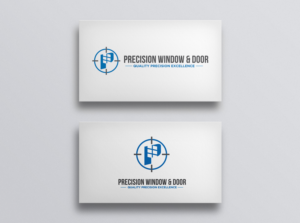 Precision Window & Door        Quality  Precision Excellence | Logo Design by Djamdesign