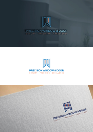 Precision Window & Door        Quality  Precision Excellence | Logo Design by DesIcon