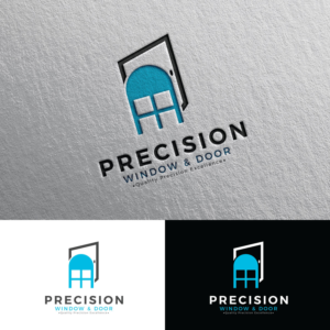 Precision Window & Door        Quality  Precision Excellence | Logo Design by Rii