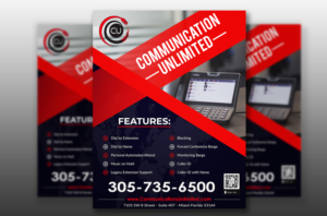 Flyer Design by Gexton for Communications Unlimited | Design: #23843848