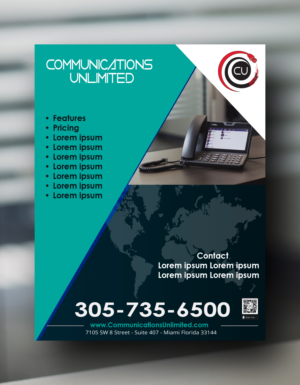 Flyer Design by beezay for Communications Unlimited | Design: #23828441