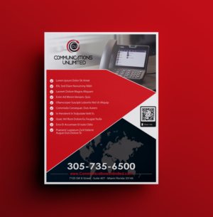 Flyer Design by JK18 for Communications Unlimited | Design: #23853527