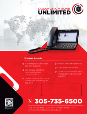 Flyer Design by jobishk for Communications Unlimited | Design: #23877517