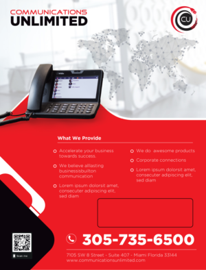 Flyer Design by jobishk for Communications Unlimited | Design: #23889909