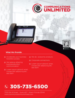 Flyer Design by jobishk for Communications Unlimited | Design: #23891297