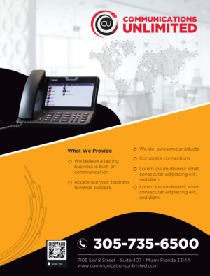Flyer Design by jobishk for Communications Unlimited | Design: #23891298