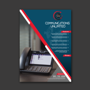 Flyer Design by Schöpfer for Communications Unlimited | Design: #23831852