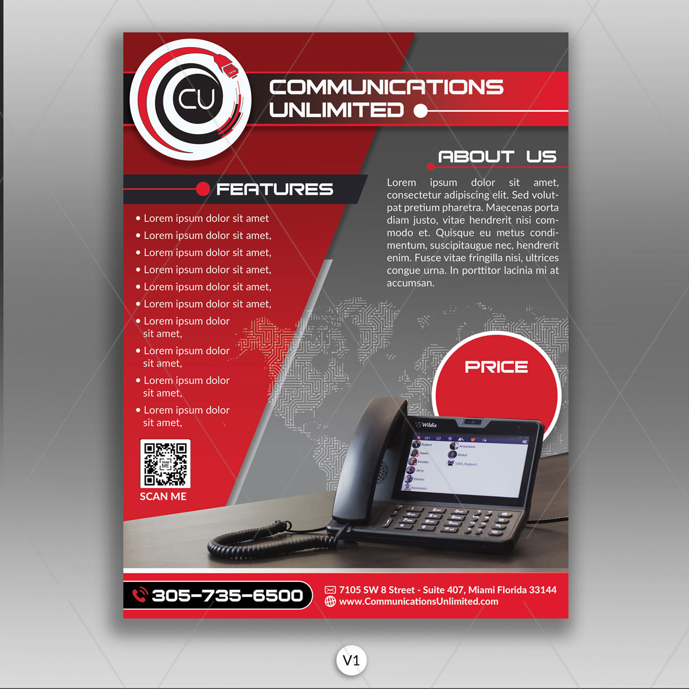 Flyer Design by DA. for Communications Unlimited | Design #23862511