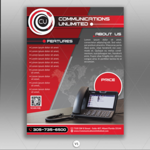 Flyer Design by DA. for Communications Unlimited | Design: #23862511