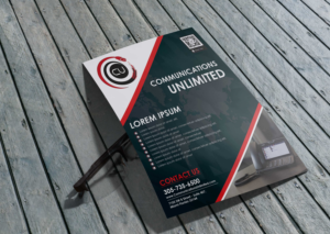 Flyer Design by Shumaila Kiran for Communications Unlimited | Design: #23831712