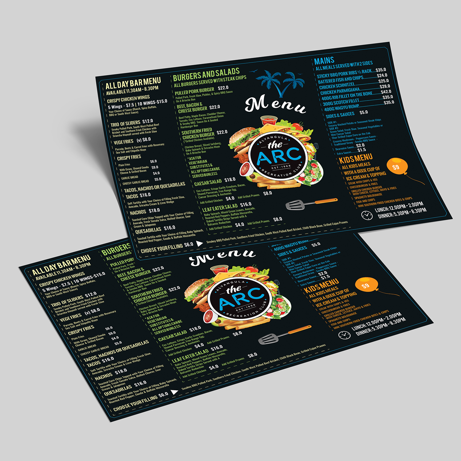 Menu Design by CG PRITAM for this project | Design #23849934