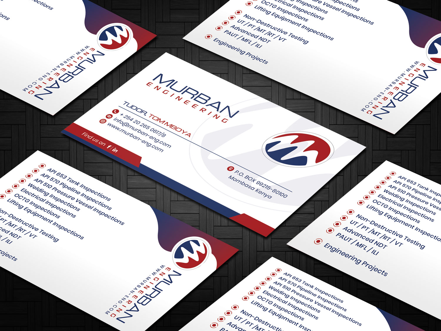 Business Card Design by Sandaruwan for Murban Engineering | Design #23829326