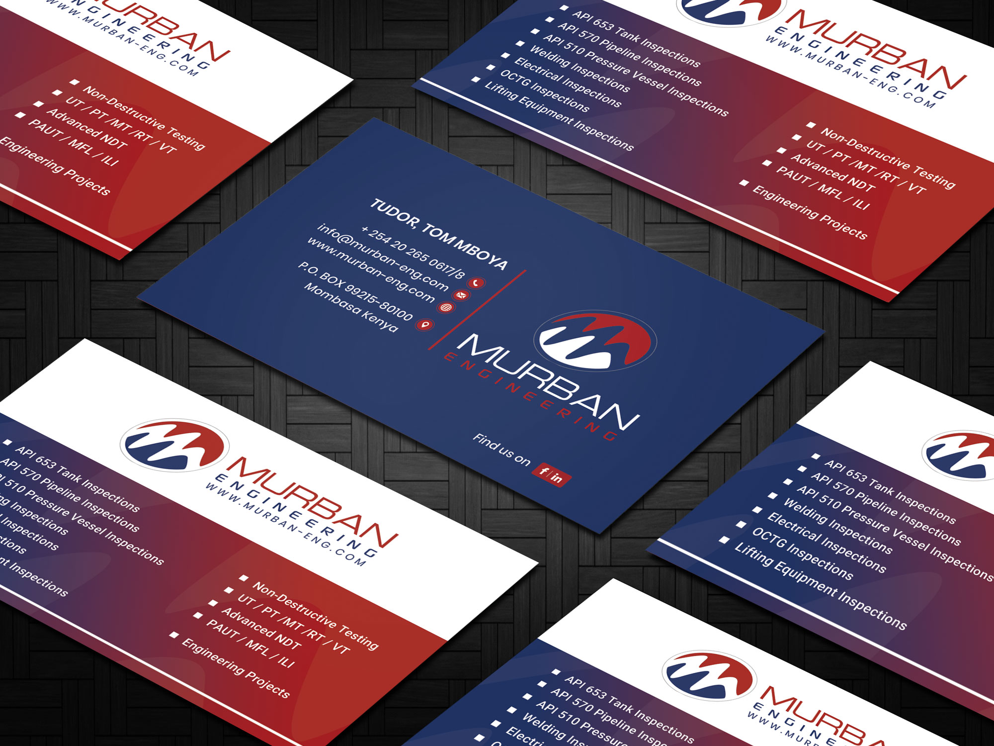 Business Card Design by Sandaruwan for Murban Engineering | Design #23830859